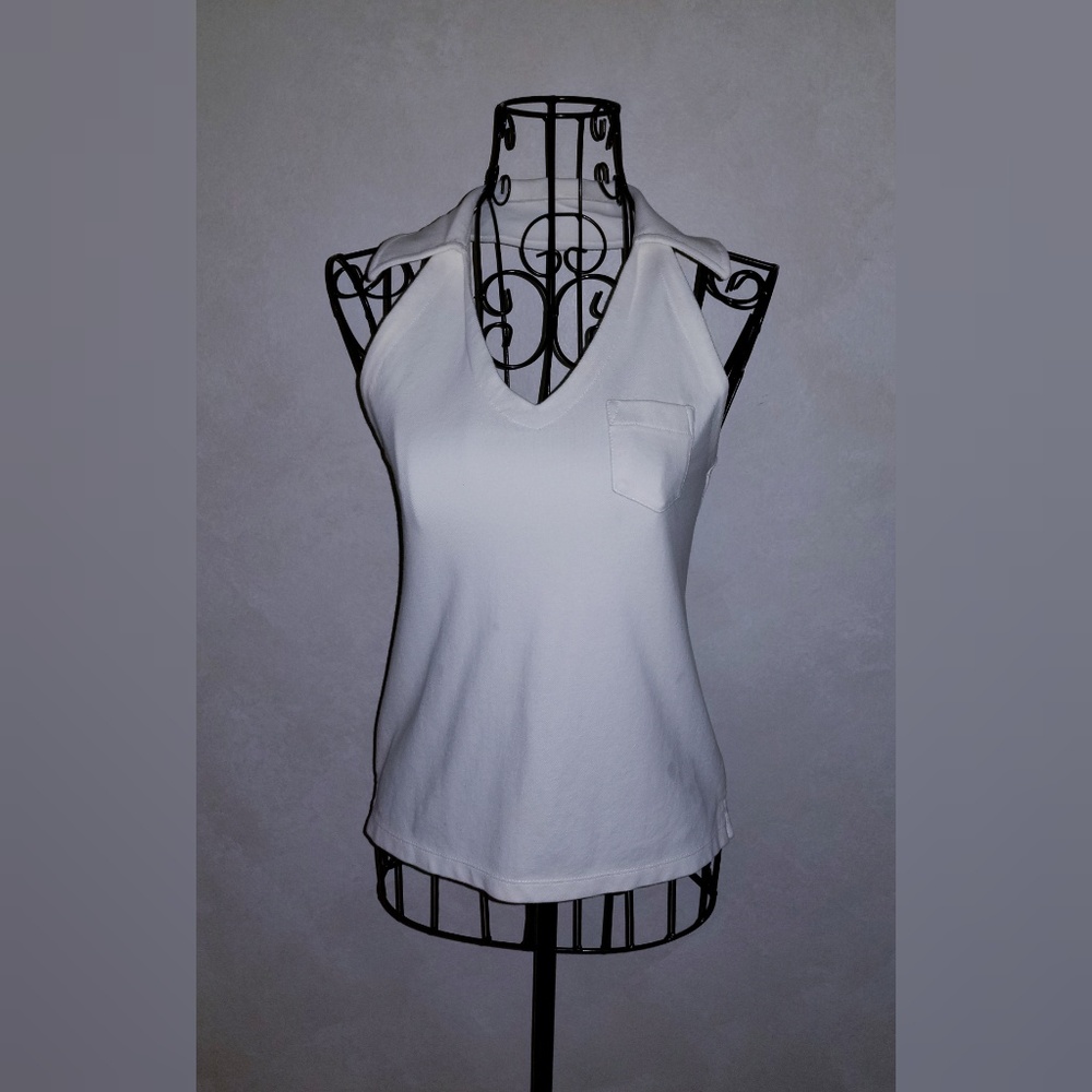 Ann Taylor LOFT Women's White Halter Top Small